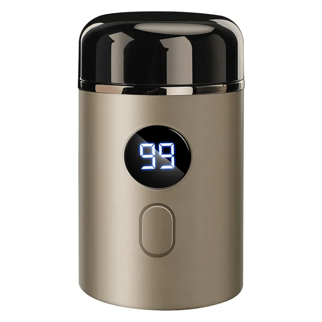 Compact Waterproof Electric Shaver — Portable Grooming Tool with 15 Blades