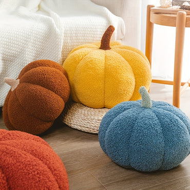 Cozy Plush Pumpkin Decorative Pillow