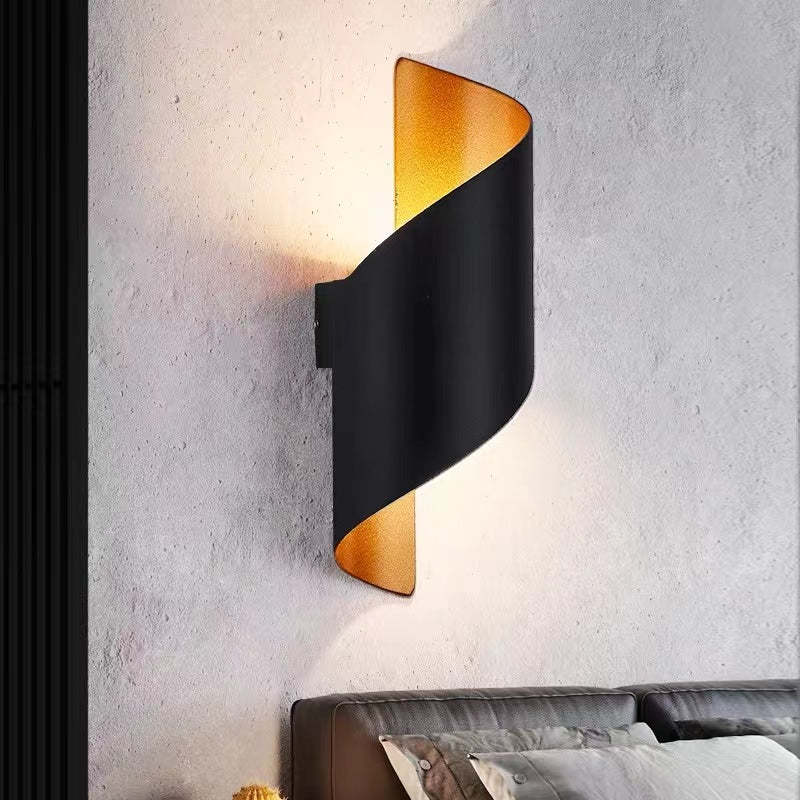TwistLight Spiral-Shaped Modern LED Wall Fixture