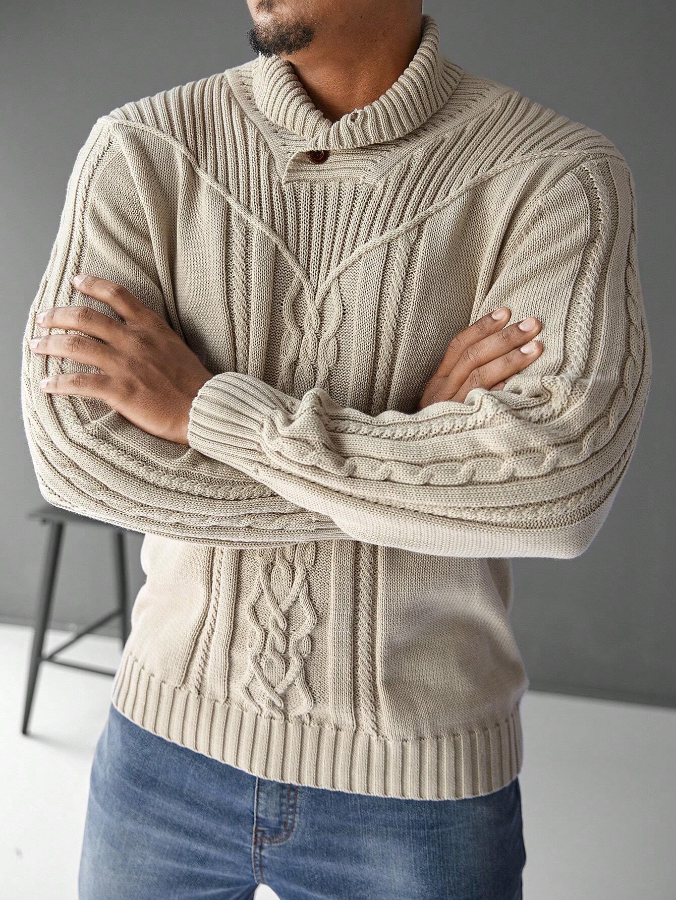 JAMES - Cozy Knitted Sweater for Men | Warmth & Comfort