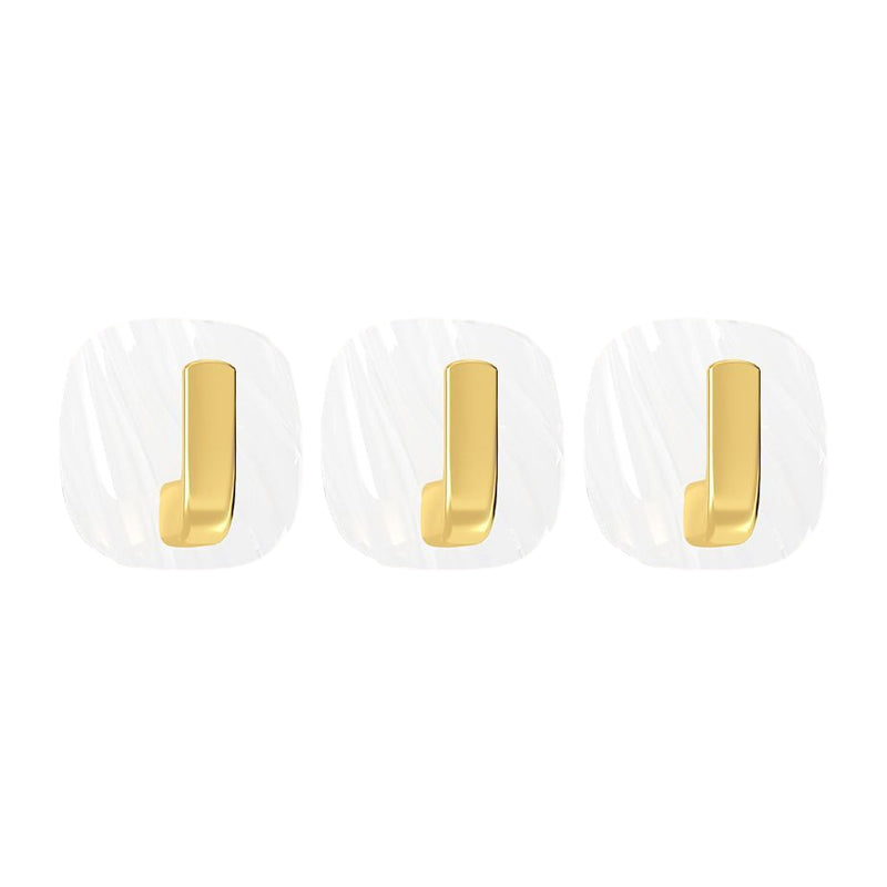 HookElegance | Clear Acrylic No-Drill Wall Hook - Strong Self-Adhesive, Reusable & Waterproof for Bathroom Use