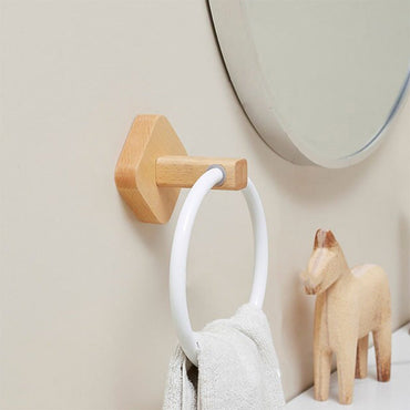 RustiqueRing | Stylish Scandinavian Towel Holder for Your Bathroom