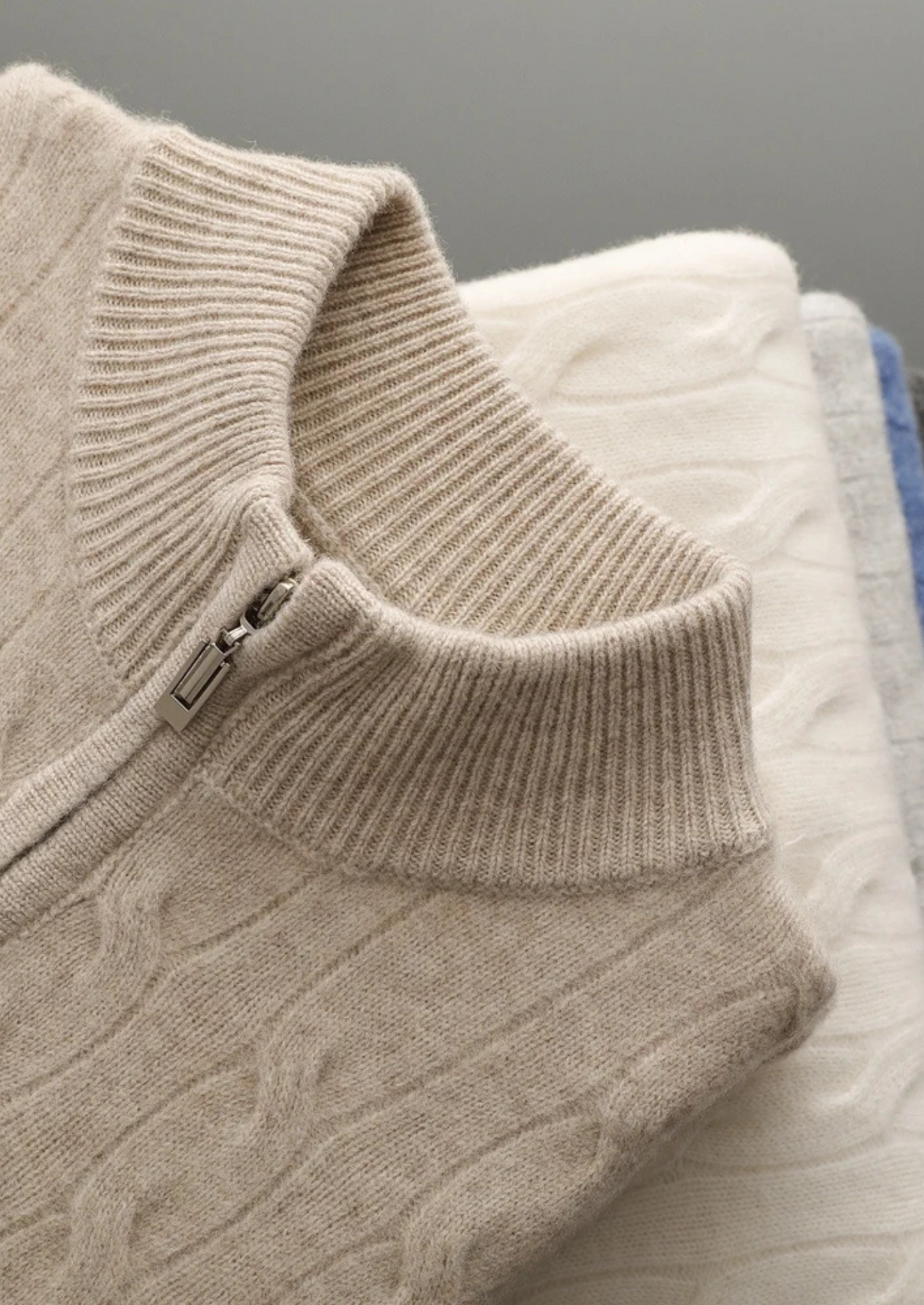 LIVAA Half-Zip Sweater