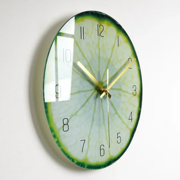Luxorix Elegant Oversized Glass Wall Clock
