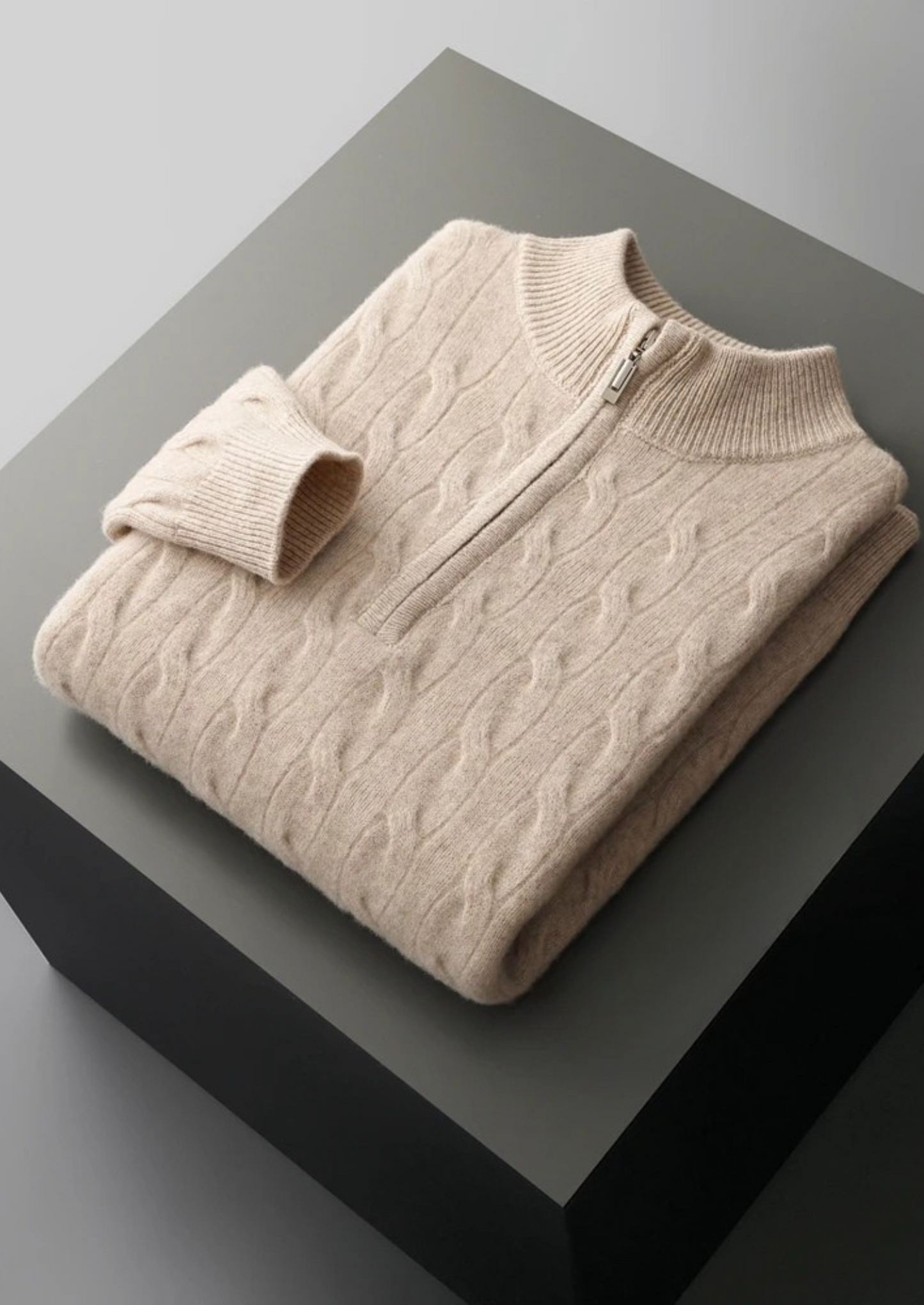 LIVAA Half-Zip Sweater