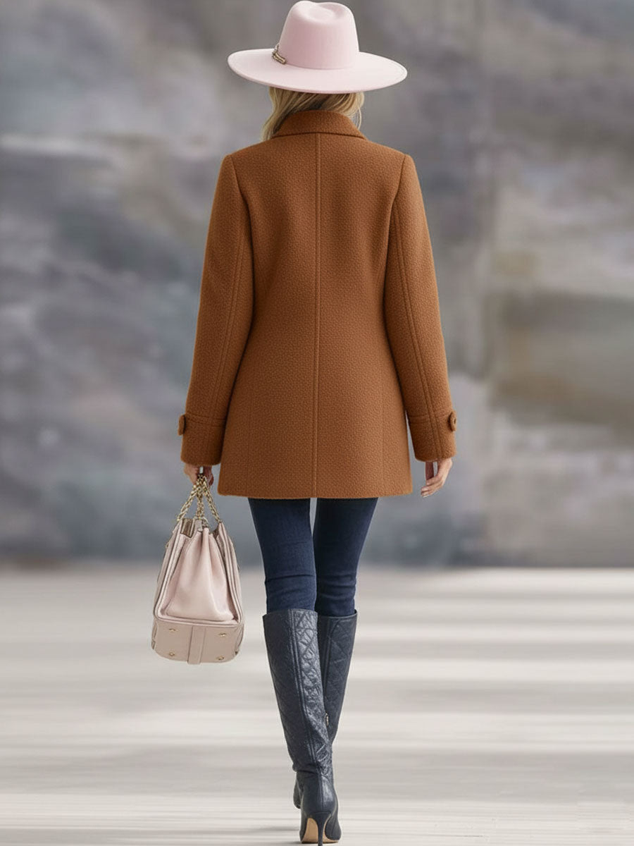 Retro Pink Fleece Zip-Up Jacket