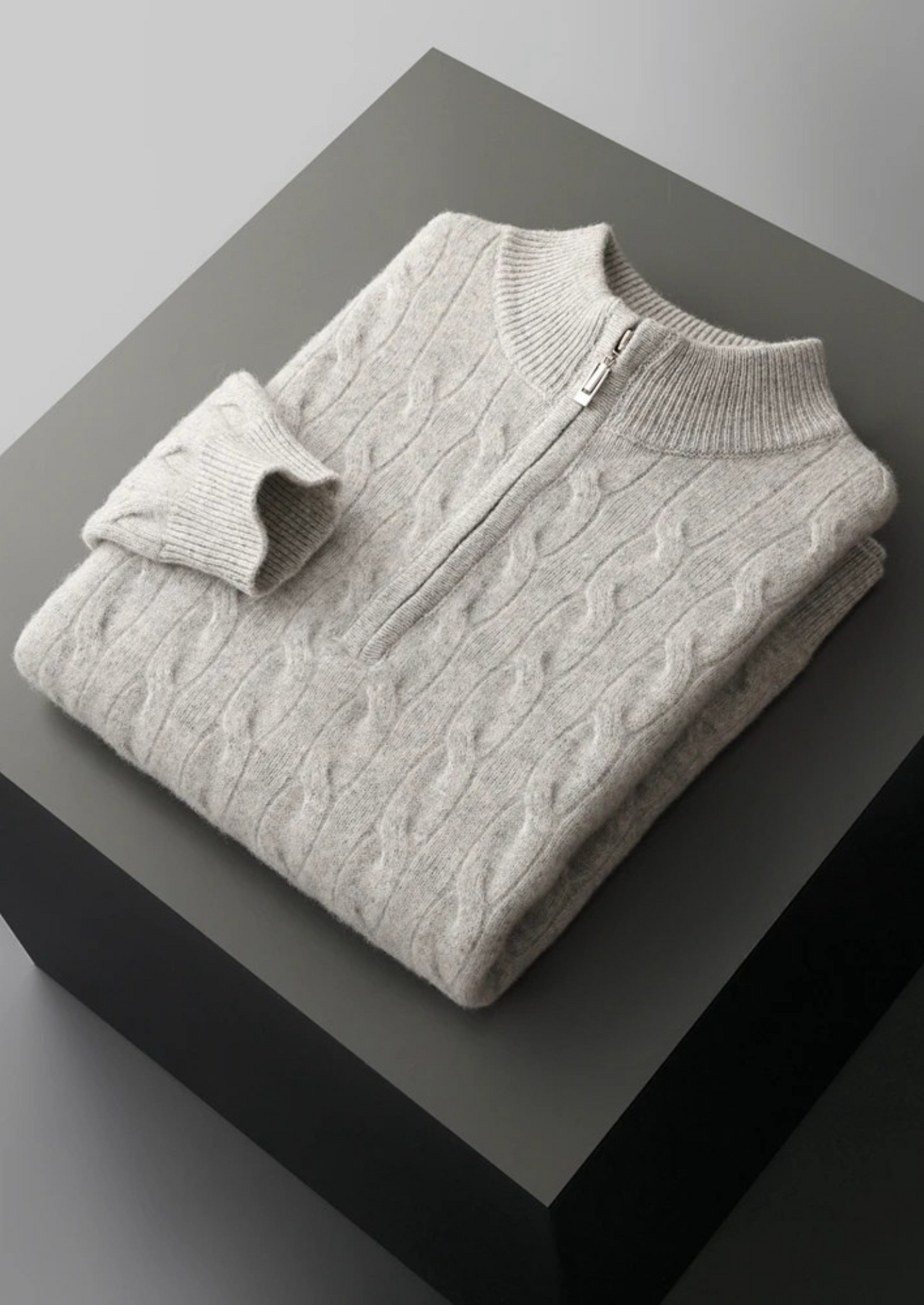 LIVAA Half-Zip Sweater