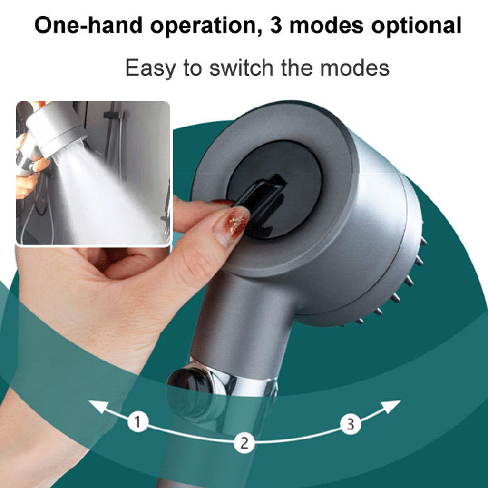 HydroSpa High-Pressure Showerhead - Enhanced Water Pressure & 9-Stage Filtration System