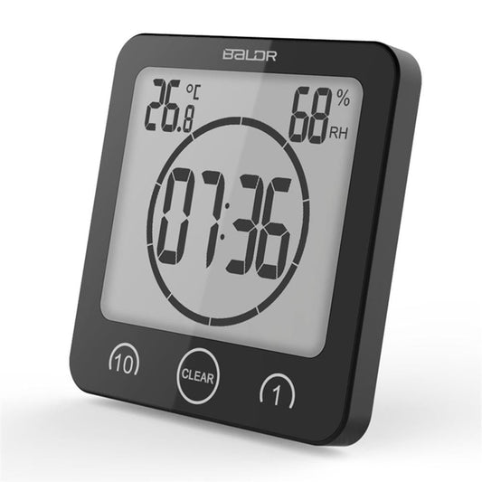 DripTick Waterproof Shower Clock - Digital Wall-Mounted Bathroom Timer with Suction Cup