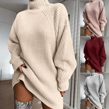 Warm and Stylish Women's Sweater Dress