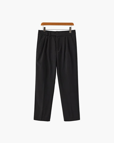 Elevated High-Waisted Parisian Trousers