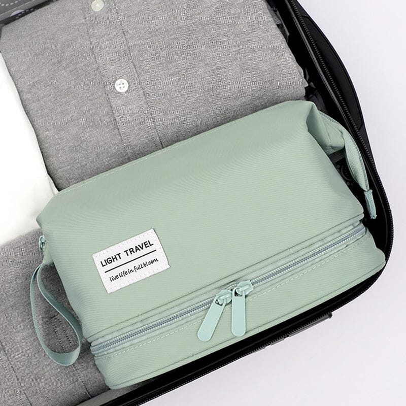 CapaciBag | Extra-Large Waterproof Toiletry Organizer - Durable Oxford & Nylon with Dry/Wet Separation