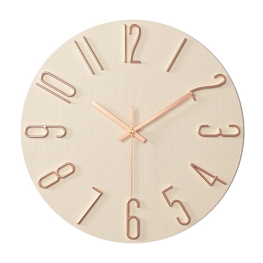 Minimalist Modern Wall Clock for Living Room Decor