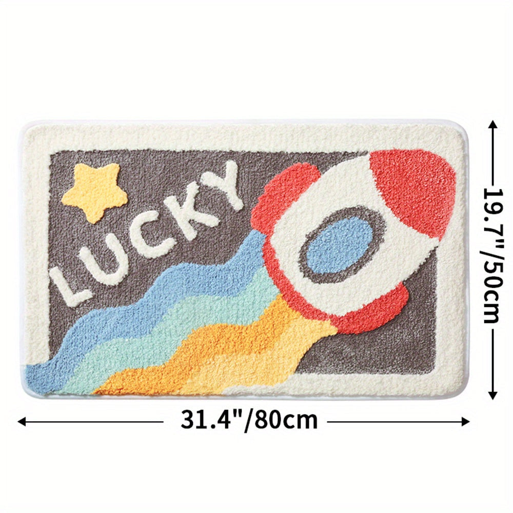 DryStep | Ultra-Absorbent Non-Slip Bath Mat - Fast-Drying Mat for Safe and Comfortable Bathroom Use