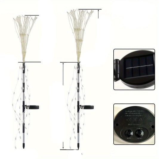 Firework Effect Garden Lamp - 8 Stunning Lighting Modes for Memorable Evenings