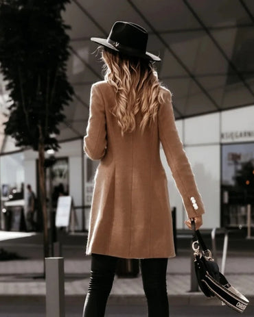 Women's Slim Fit Double-Breasted Blazer