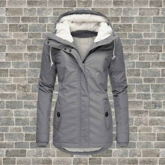 Chic Hooded Coat for Autumn and Winter Wear