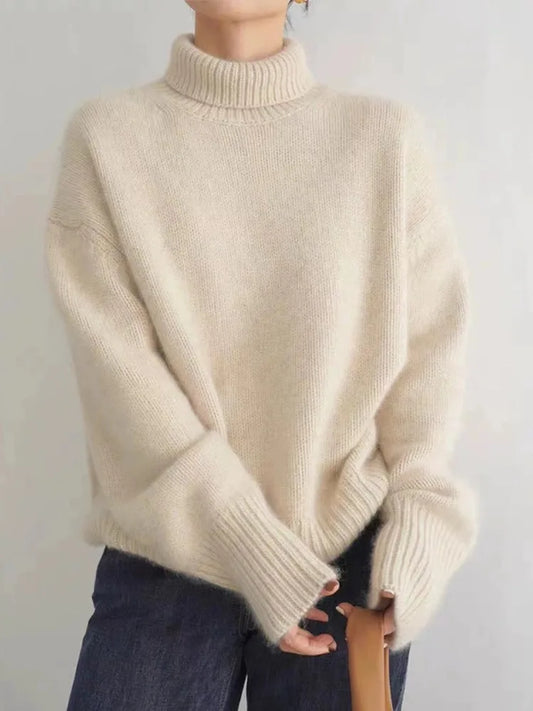 LEVA | Women's Cozy Knit Turtleneck Sweater