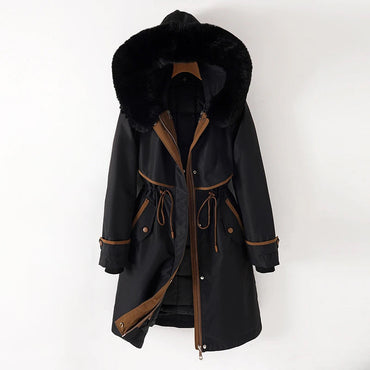 Ashley | Women's Warm Quilted Hooded Winter Coat