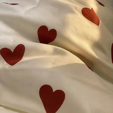 Valenara - Heart Patterned Romantic Duvet Cover