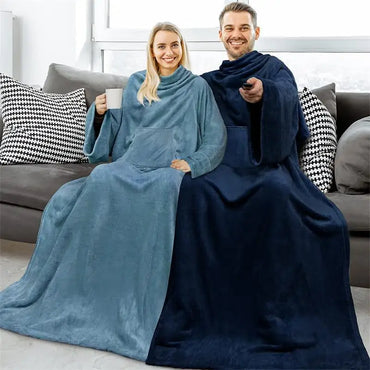 Cozy Blanket with Kangaroo Pocket for Ultimate Relaxation