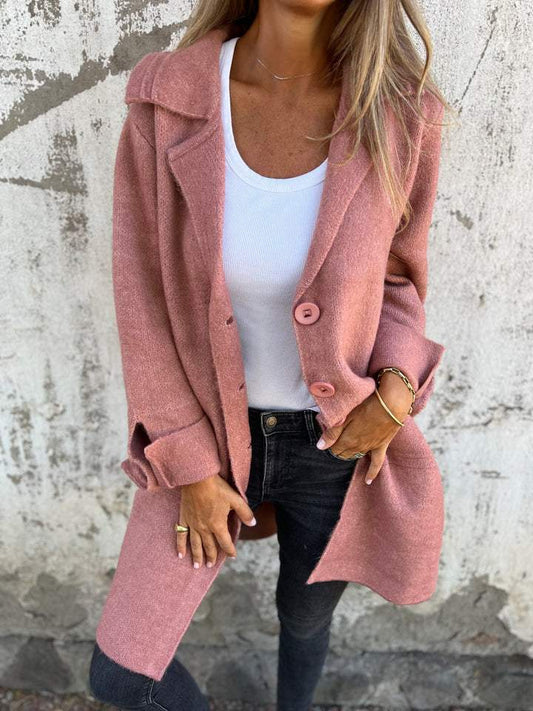 Sabrina | Women's Elegant Long Wool Blend Coat