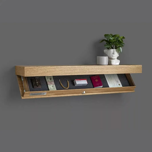 Chic Shelf with Concealed Storage