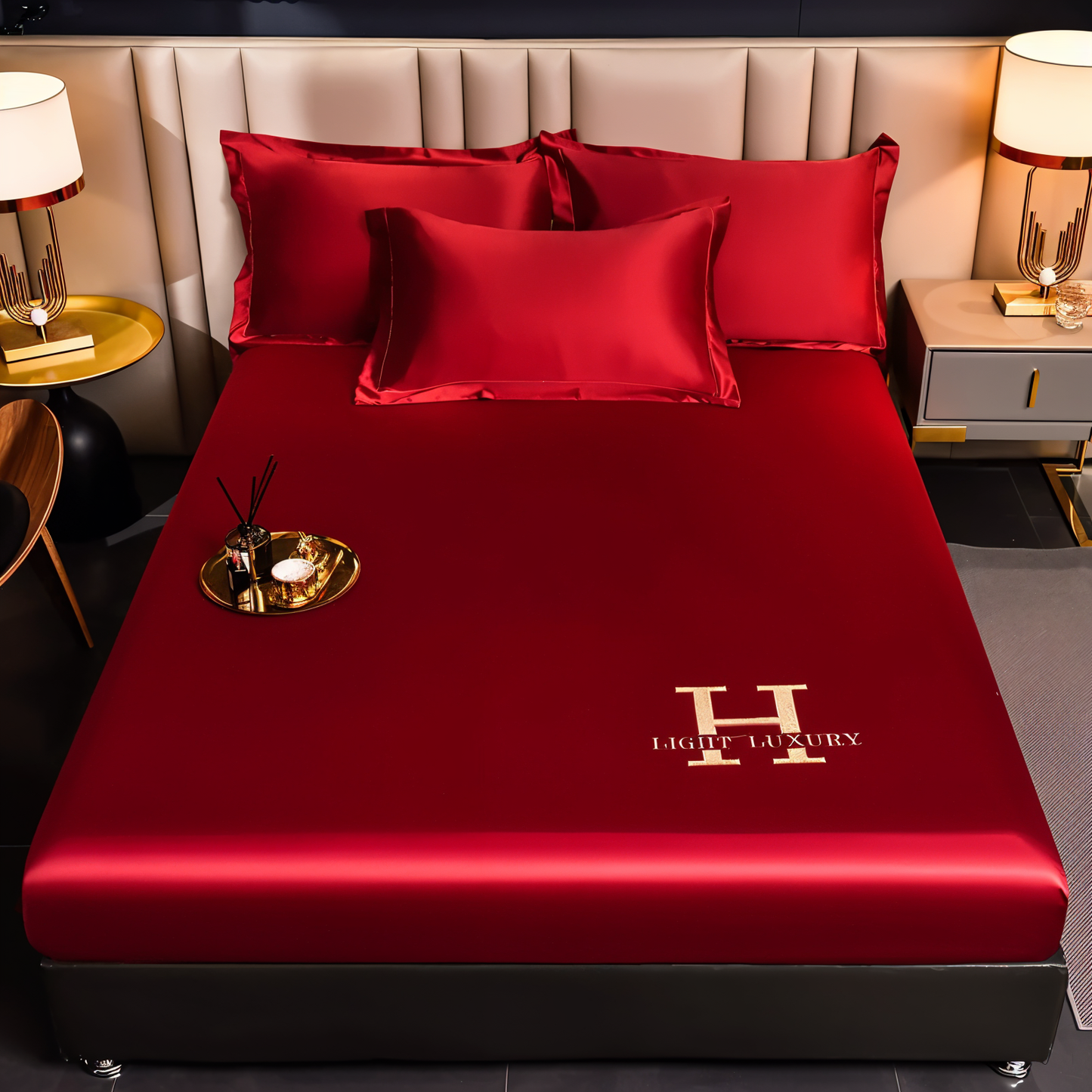Elarinthe - Luxurious Satin Duvet Cover