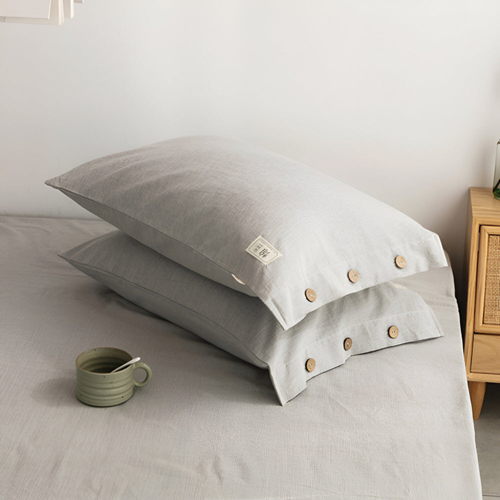 Favonia - Cotton Duvet Cover Set Including Two Pillowcases