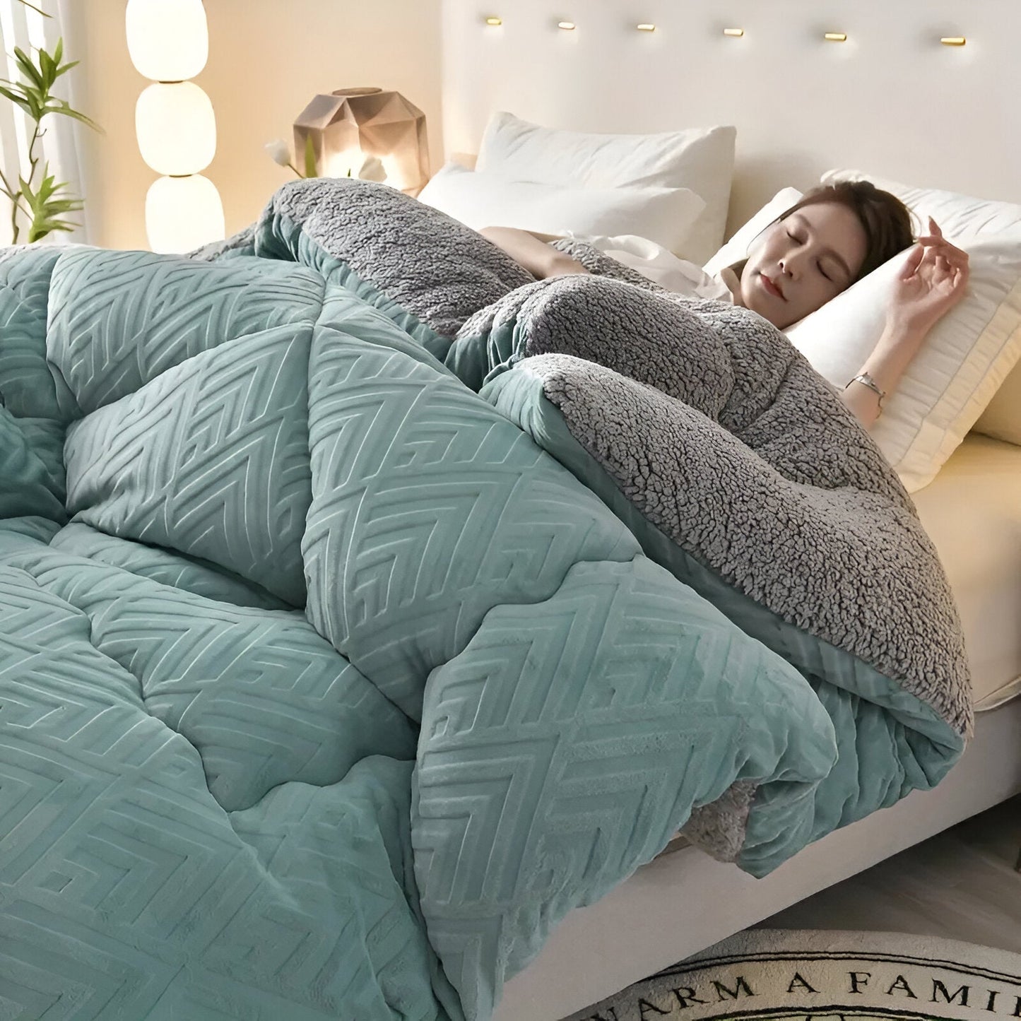 Sylavine - Premium Four Seasons Duvet Cover with Luxurious Plush Texture
