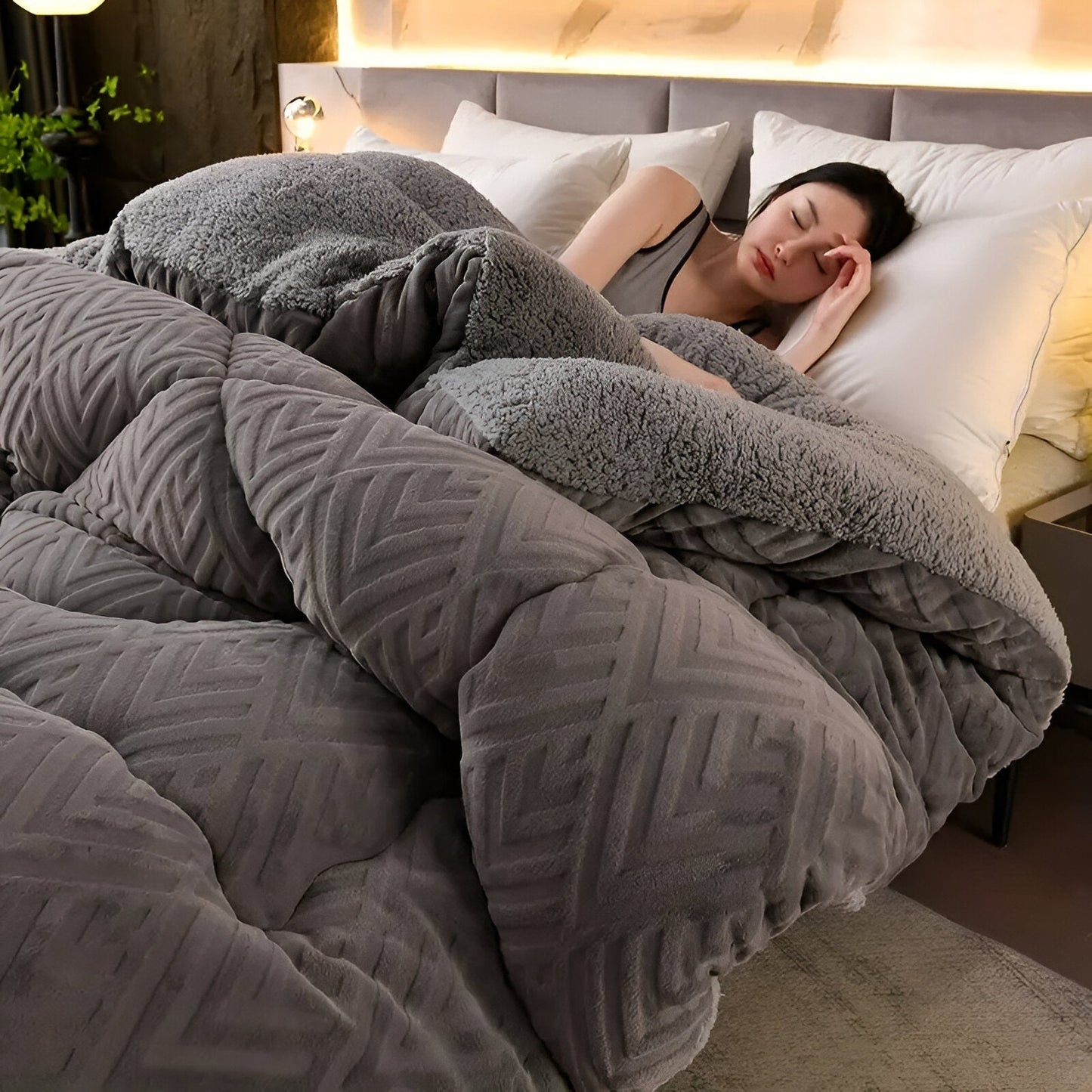 Sylavine - Premium Four Seasons Duvet Cover with Luxurious Plush Texture