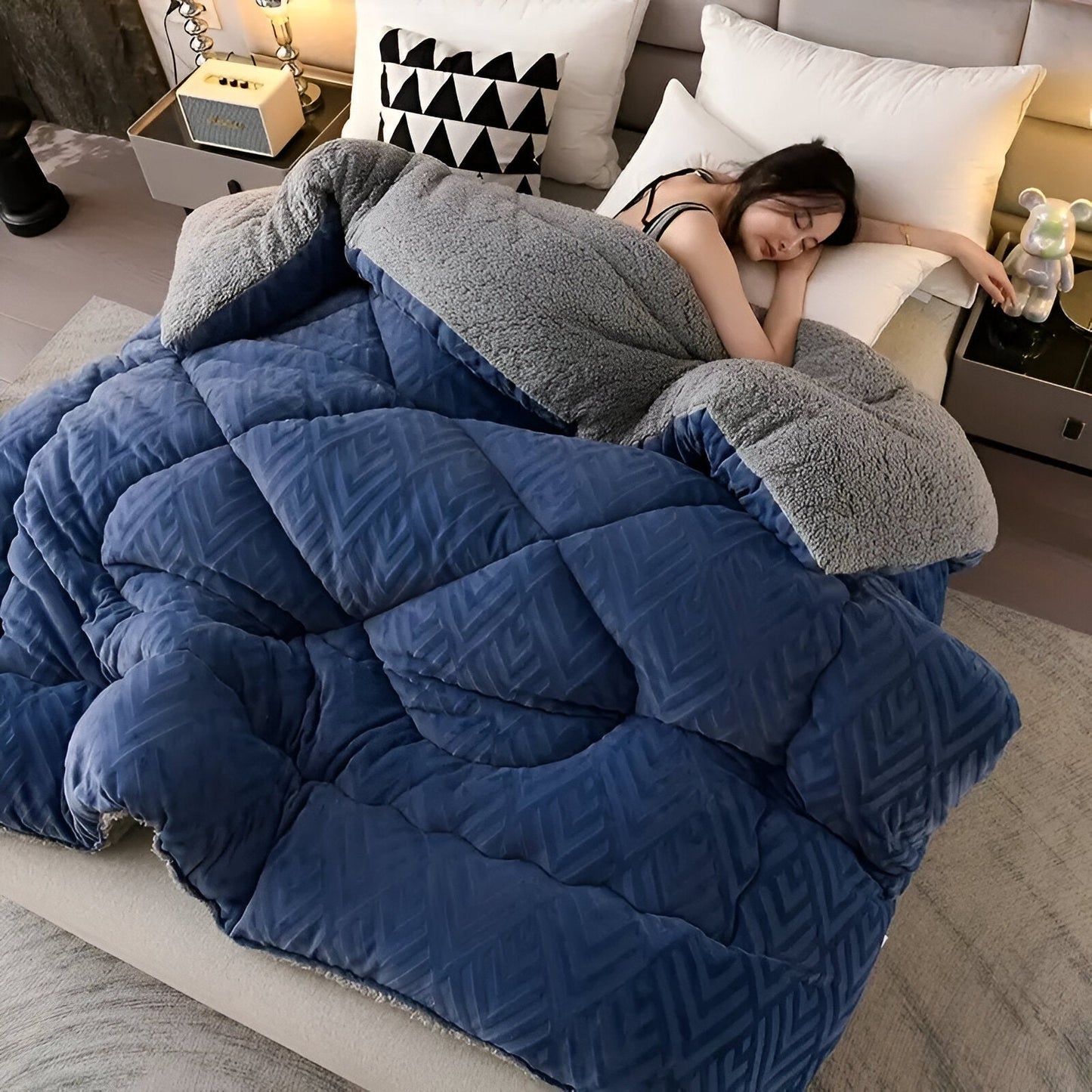 Sylavine - Premium Four Seasons Duvet Cover with Luxurious Plush Texture