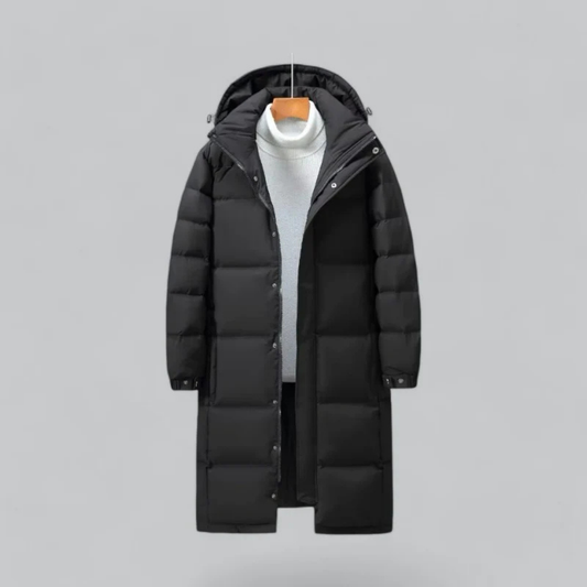 Altina | Women's Cozy Long Hooded Puffer Coat for Winter Warmth