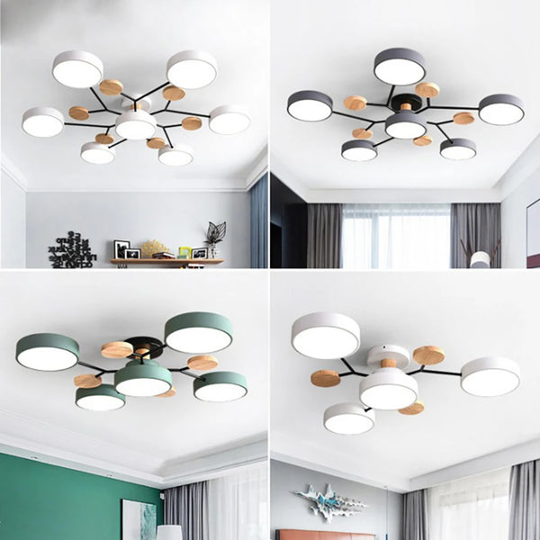 Chic Ceiling Light Featuring Artisan-Finished Details