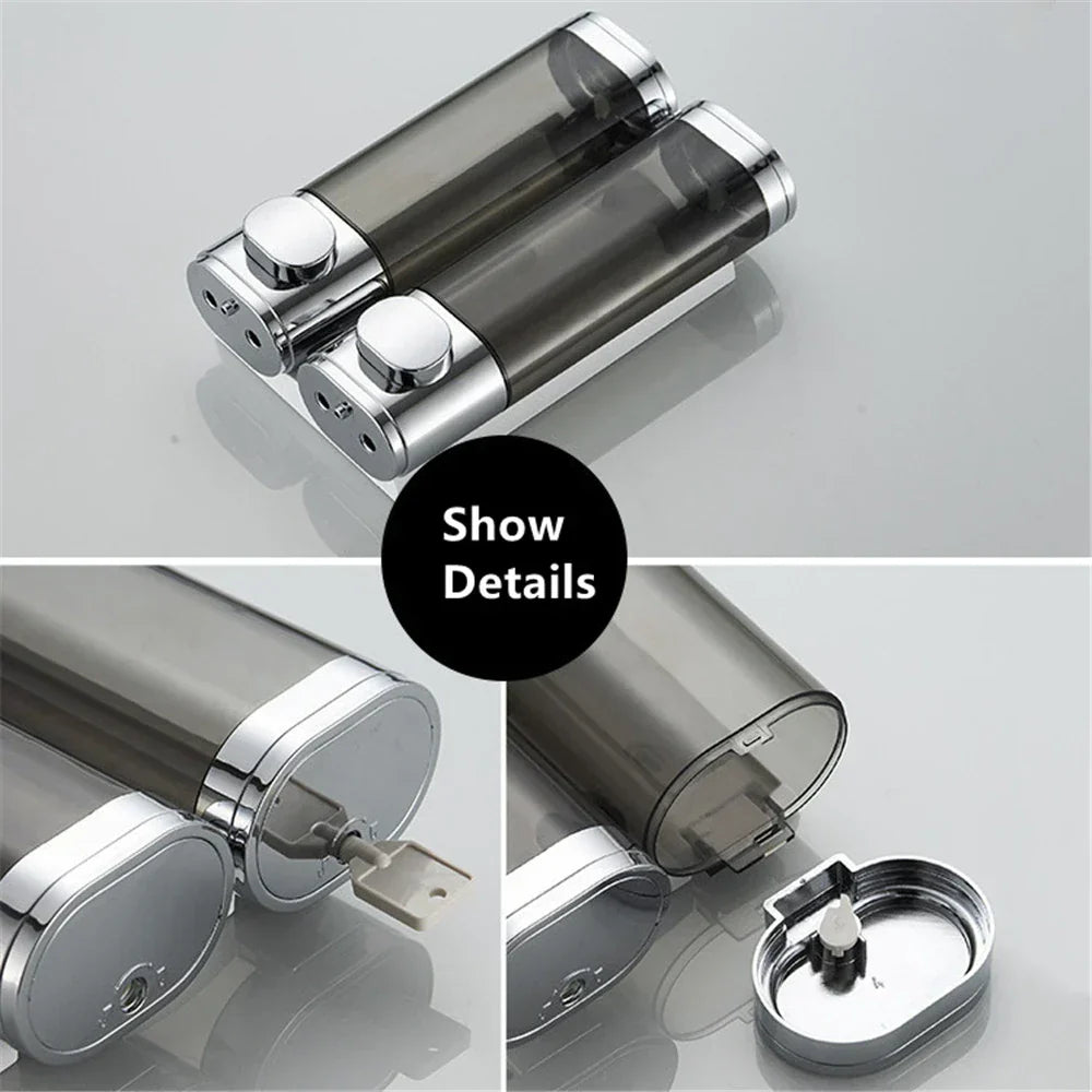 LiquidLuxe | Retro Glass Soap Dispenser - Transparent Vintage Design for Bathroom & Kitchen