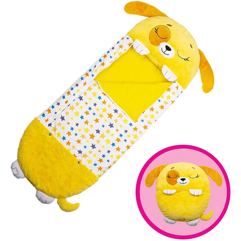 Kids' Animal-Themed Sleeping Bag – Snoozi, Compact and Convenient