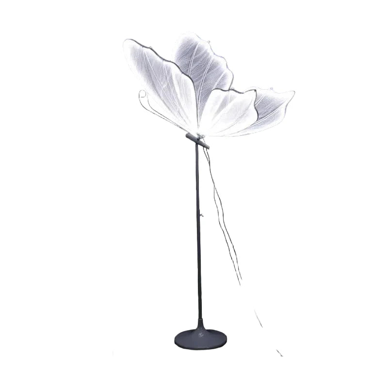 Elegant Ceiling Lamp Featuring Hanging Butterfly Accents