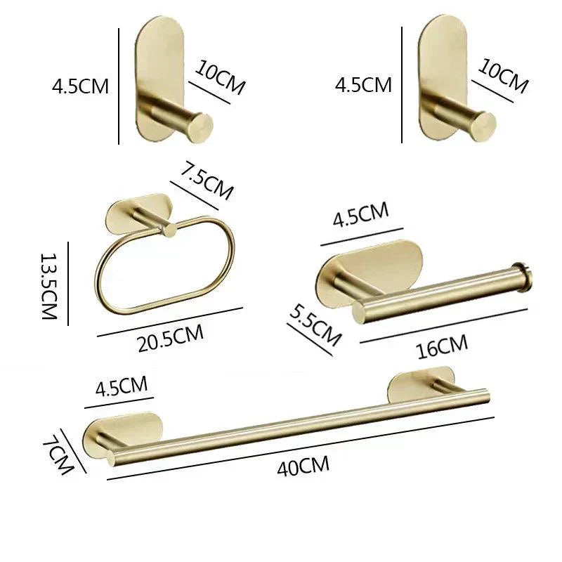 OpulenceGold | Luxurious Gold Bathroom Accessories Collection, Elegant Essentials for Your Bathroom