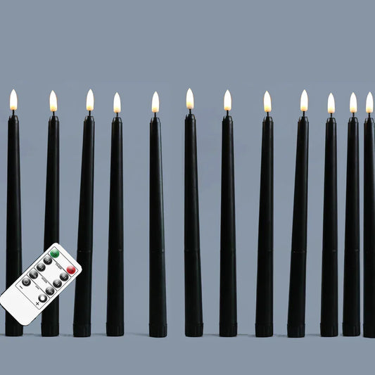 Flame-Effect LED Candles for Spooky Halloween Decor