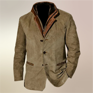 FLORIS | Vintage-Inspired Men's Coat with Button Fastening