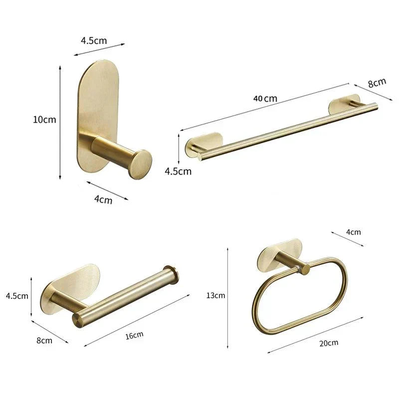 OpulenceGold | Luxurious Gold Bathroom Accessories Collection, Elegant Essentials for Your Bathroom