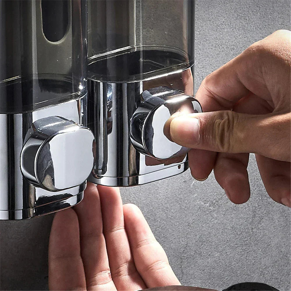 LiquidLuxe | Retro Glass Soap Dispenser - Transparent Vintage Design for Bathroom & Kitchen