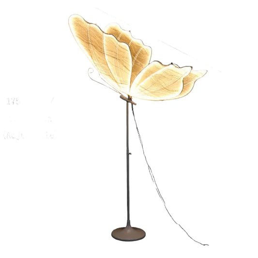 Elegant Ceiling Lamp Featuring Hanging Butterfly Accents