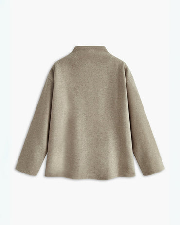 Stylish Oversized Button-Up Coat for Women