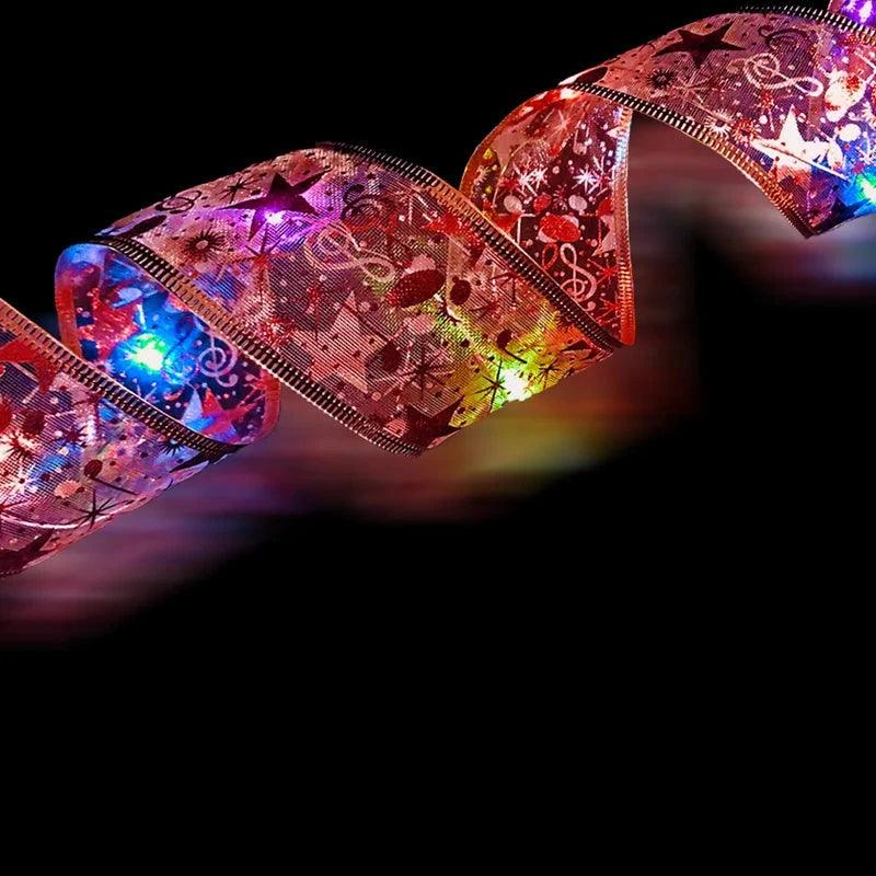 Warm White LED Christmas String Lights for Tree and Party Decor – Available in Silver, Gold, and Red, Lengths from 1M to 10M