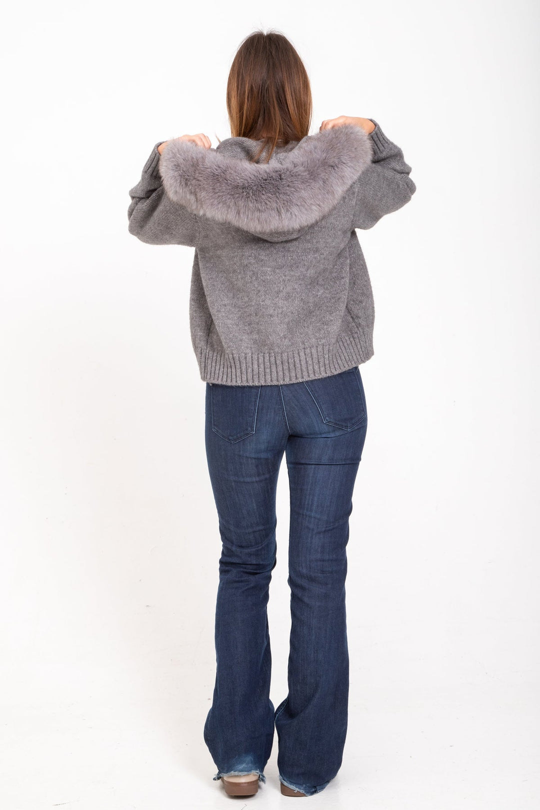 Warm and Stylish Hooded Wool Coat
