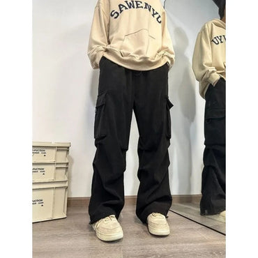 Alina | Harajuku-Style Corduroy Cargo Pants