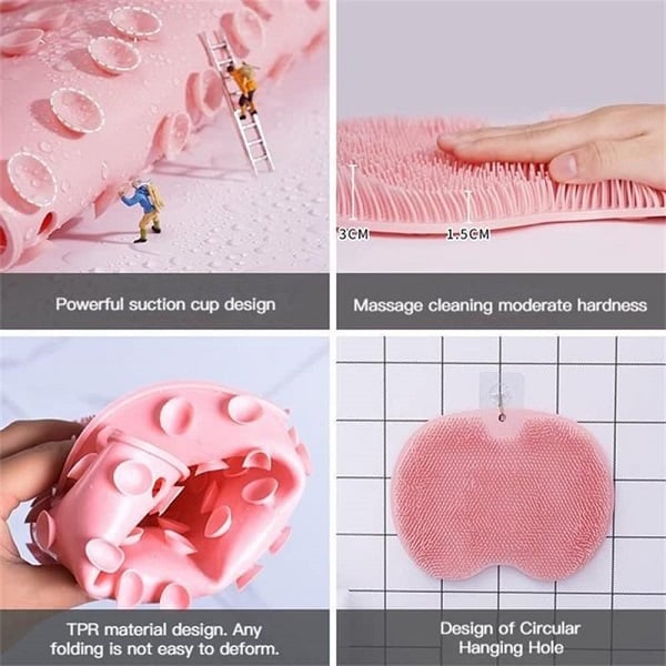 Buy One, Get One FREE | Shower Mat for Foot and Back Massage - Cleans, Soothes, and Refreshes!