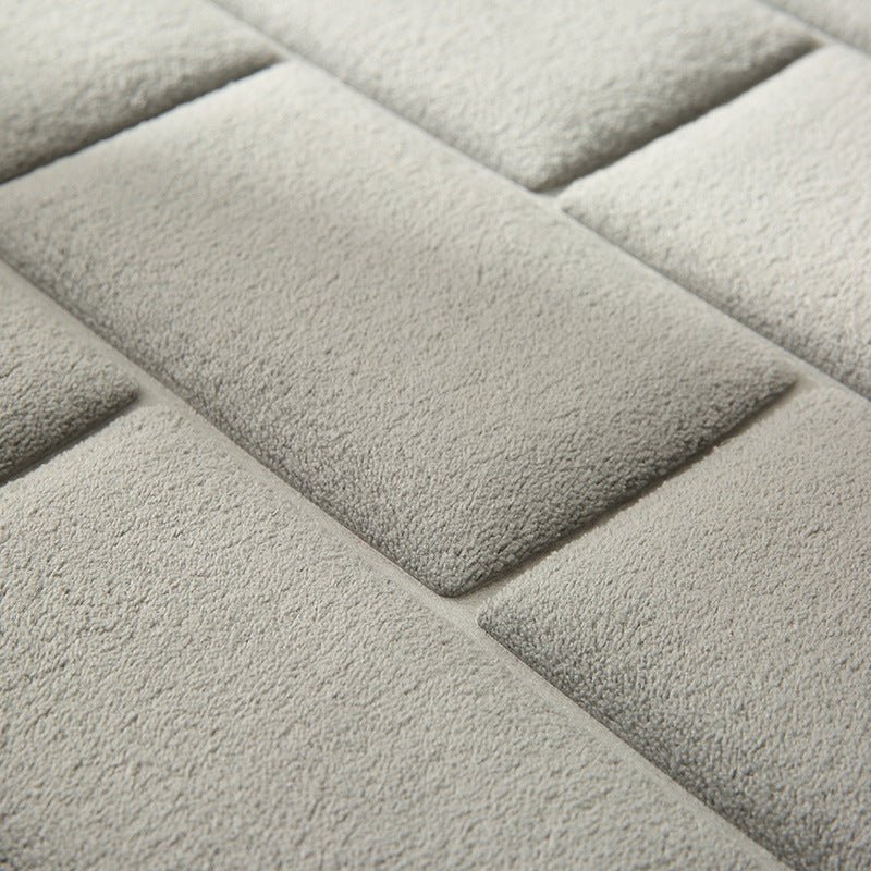 Matzaic | Absorbent Quick-Drying Non-Slip Bathroom Mat - Soft Blanket with Brick Design