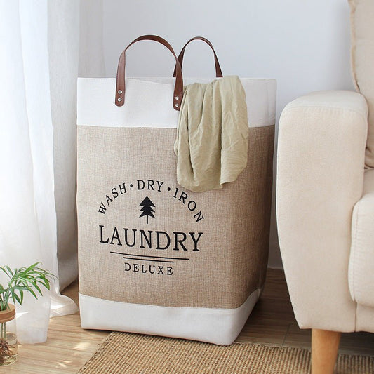 HushHamper | Large Capacity Foldable Laundry Basket with Lid